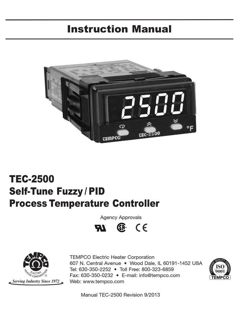 Tempco TEC-2500 User manual