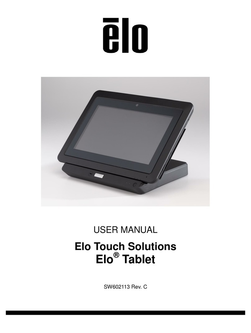 Elo TouchSystems Touch Solutions Tablet User manual