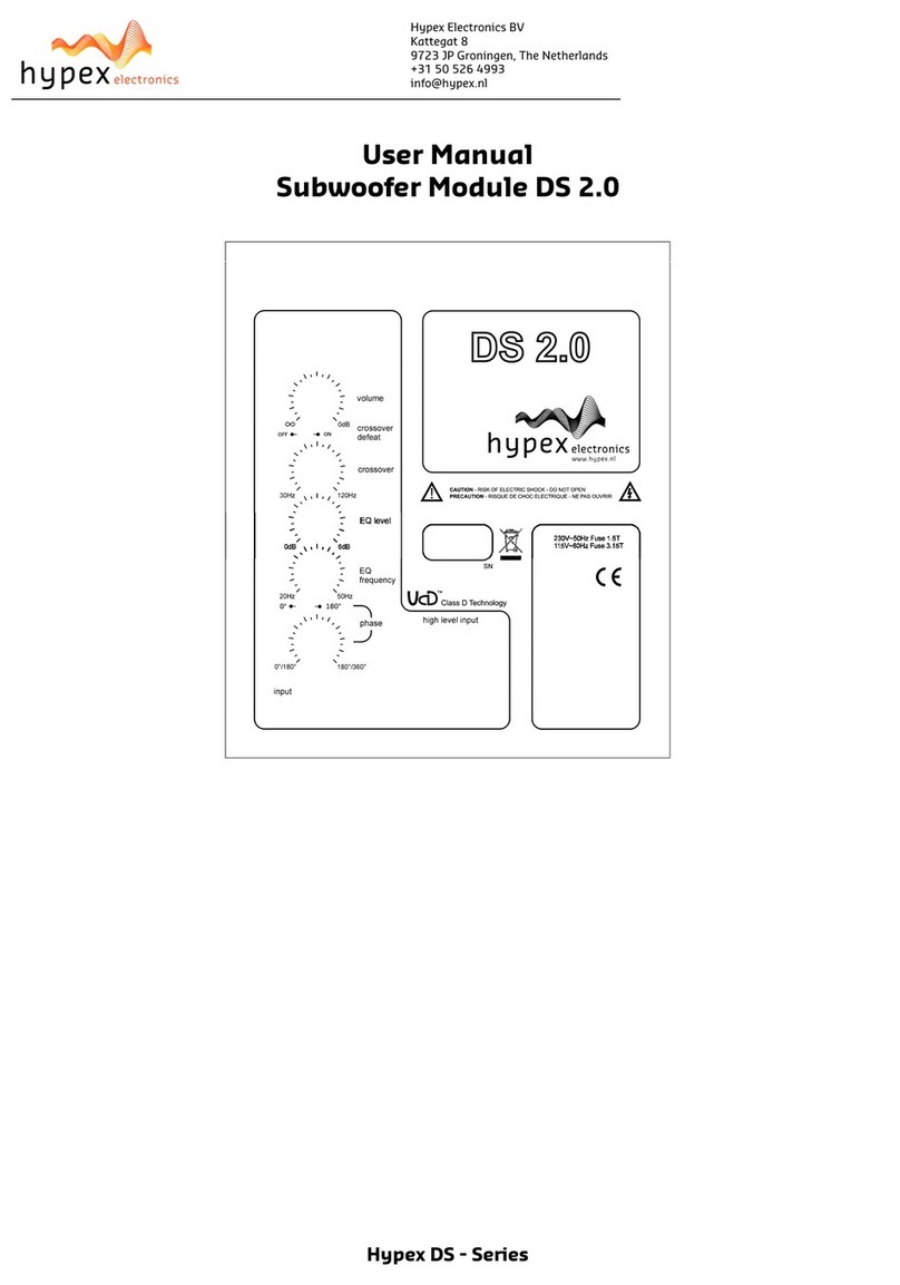 Hypex Electronics DS 2.0 user manual