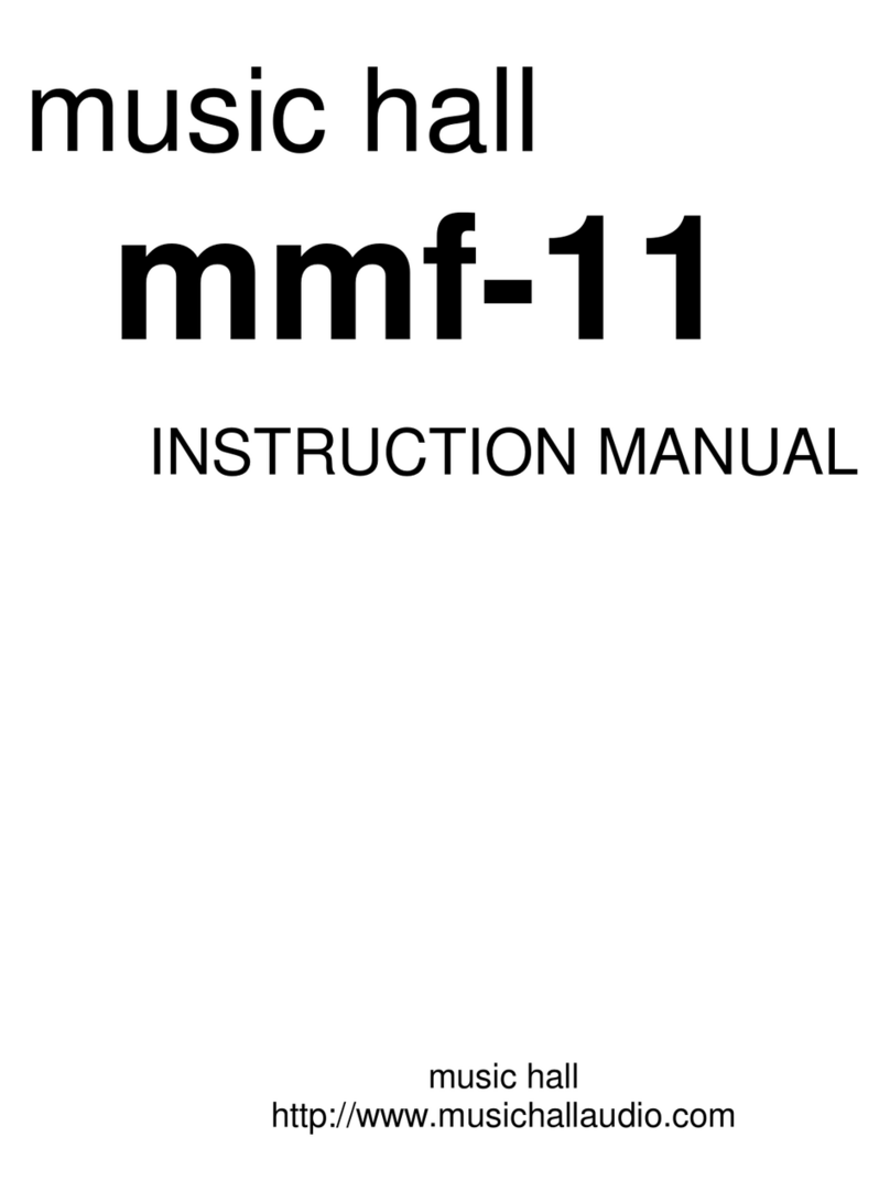 MUSIC HALL mmf-11 instruction manual