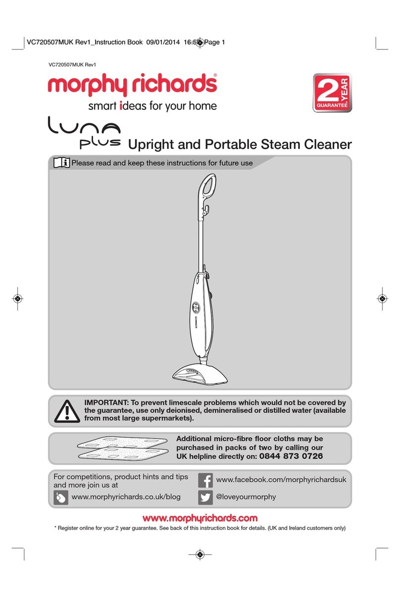 Morphy Richards VC720507MUK instructions