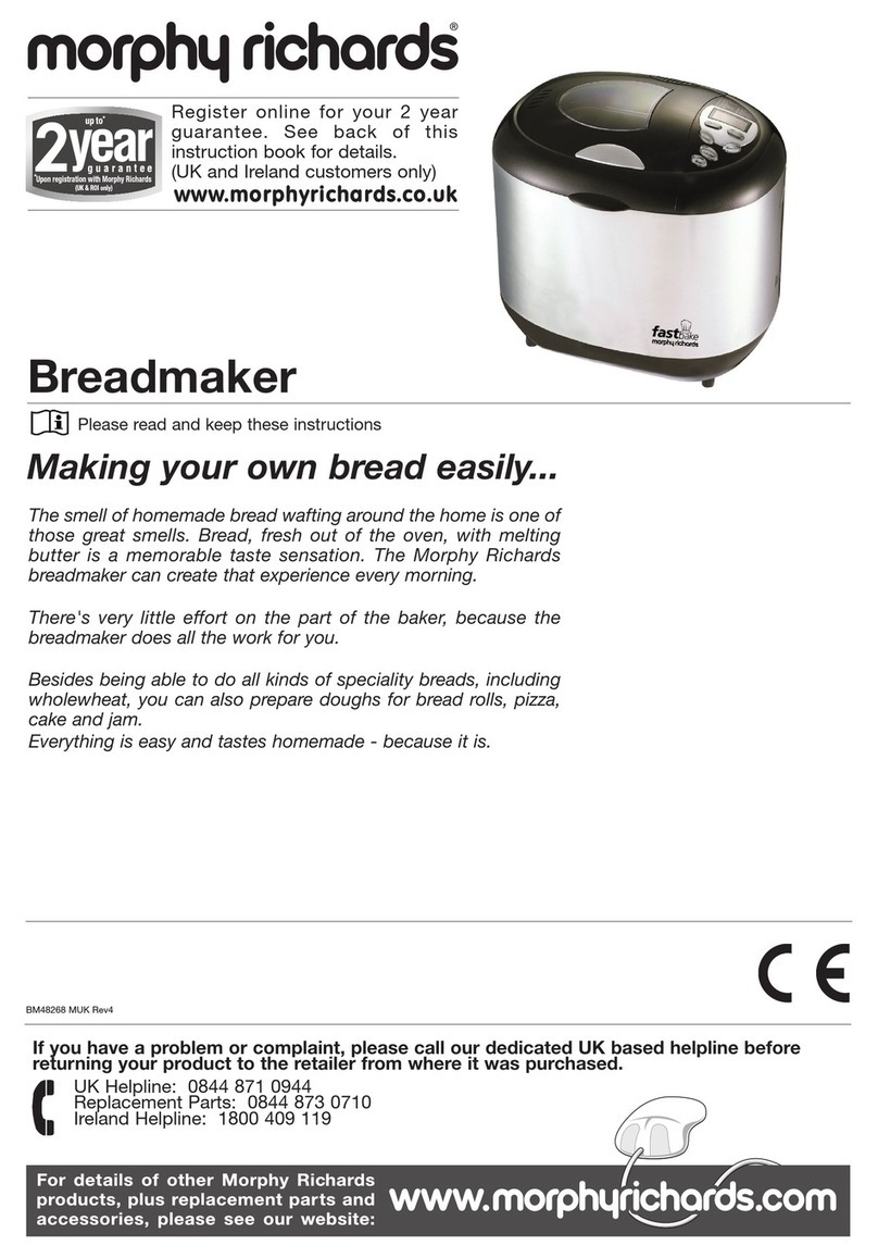 Morphy Richards BM48268 MUK User manual