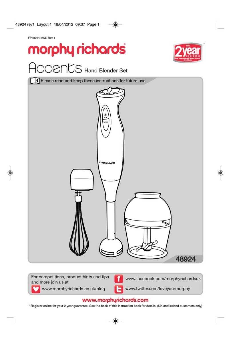 Morphy Richards Accents 48924 instructions