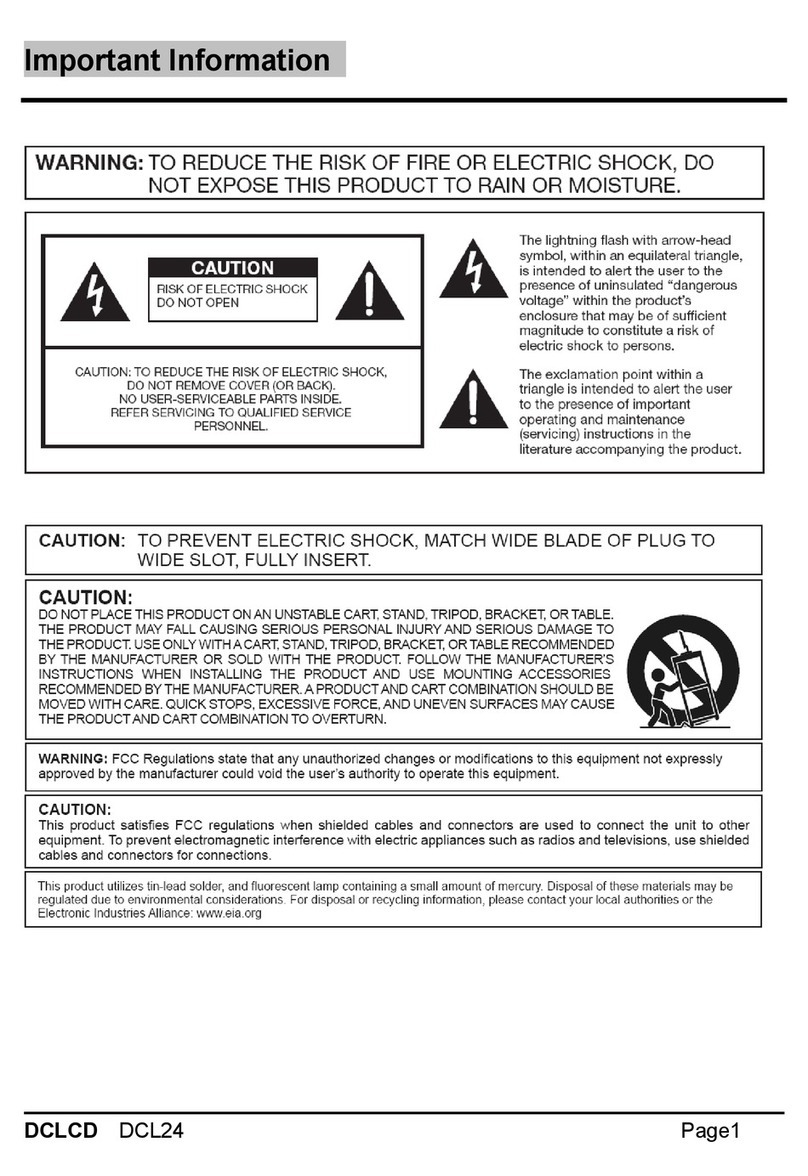 DCLCD DCL24 User manual