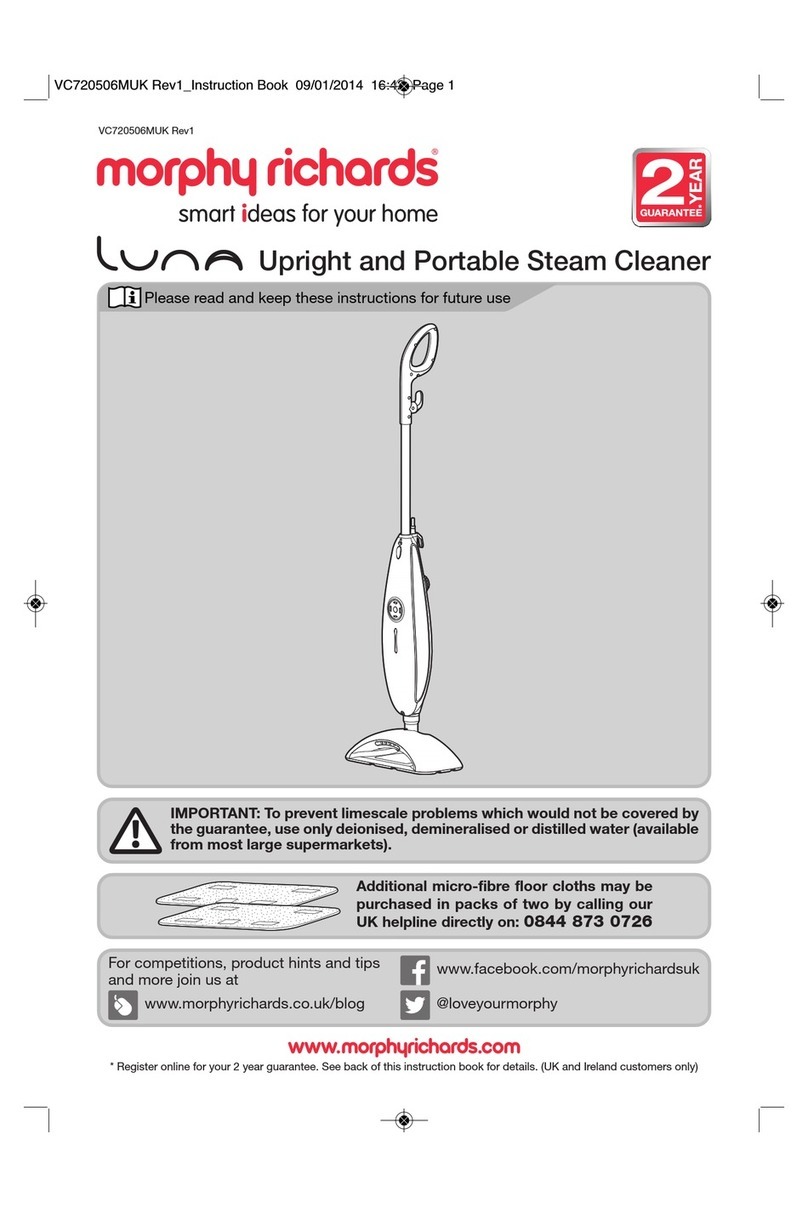 Morphy Richards Luna VC720506MUK User manual