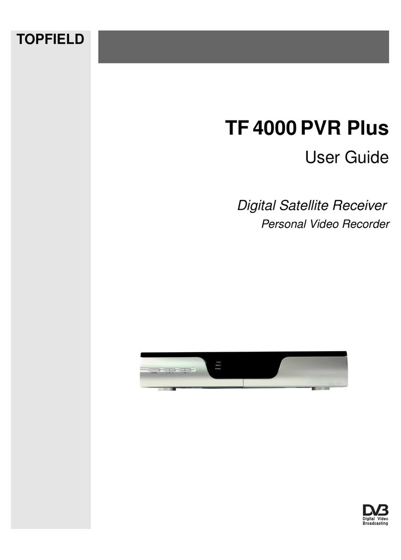 Topfield TF 4000 PVR Plus user guide