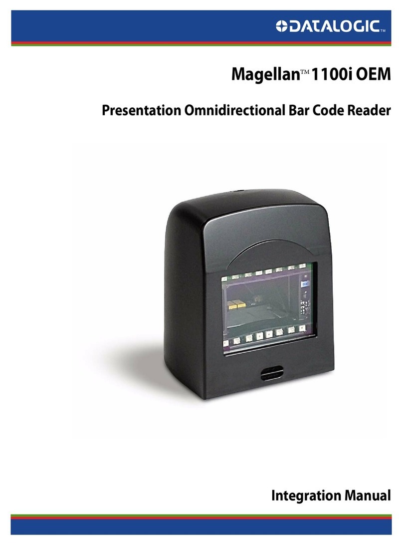 Datalogic Magellan 1100i OEM Use and care manual