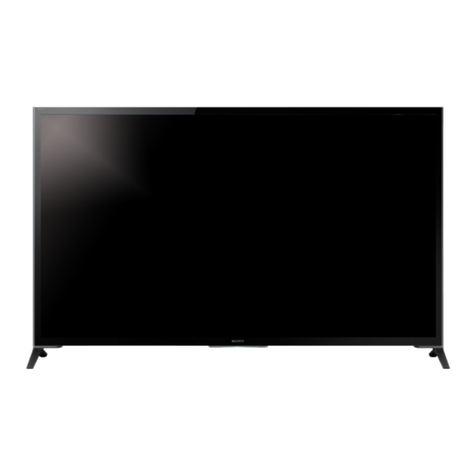 Sony XBR-70X850B User manual