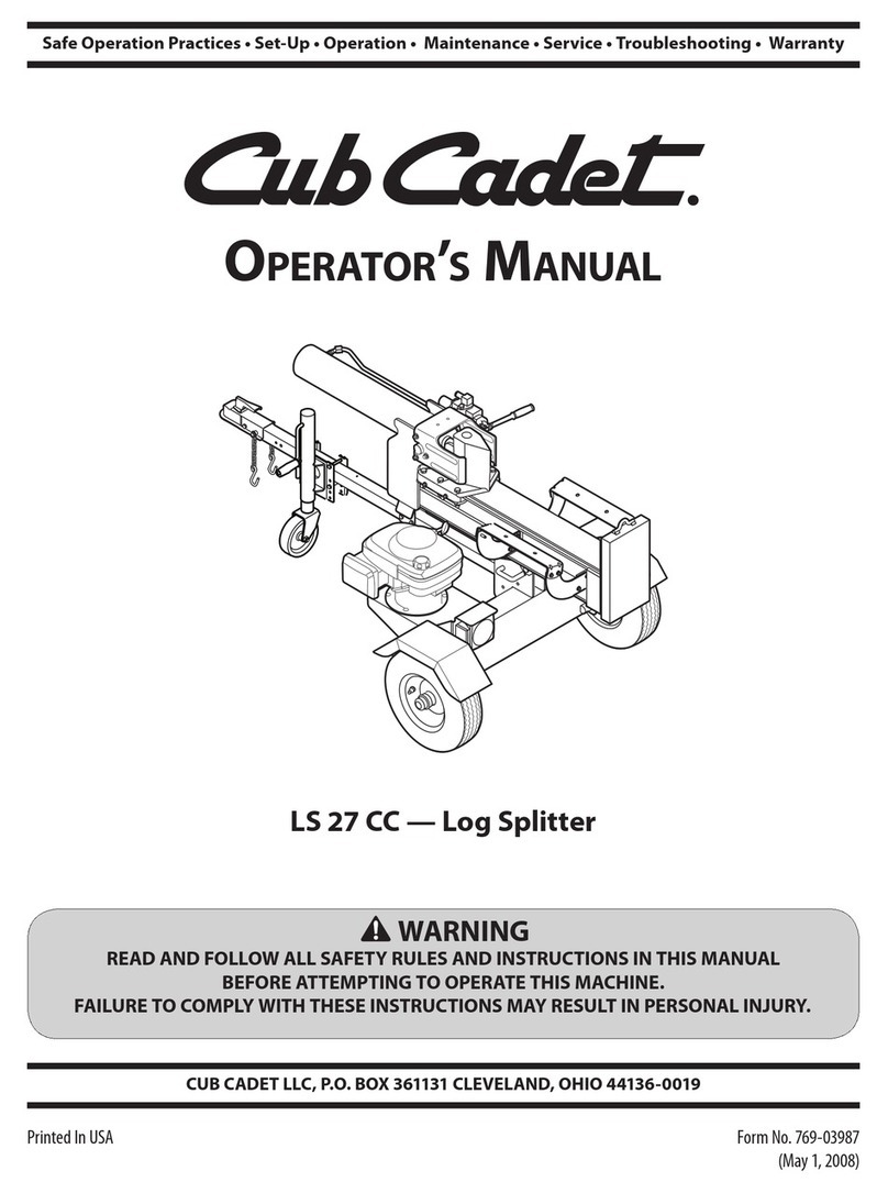 Cub Cadet HP LS 27 CC Operator's manual Cub Cadet HP LS 27 CC Operator's manual