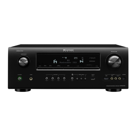 Denon AVR-3312CI Quick start guide