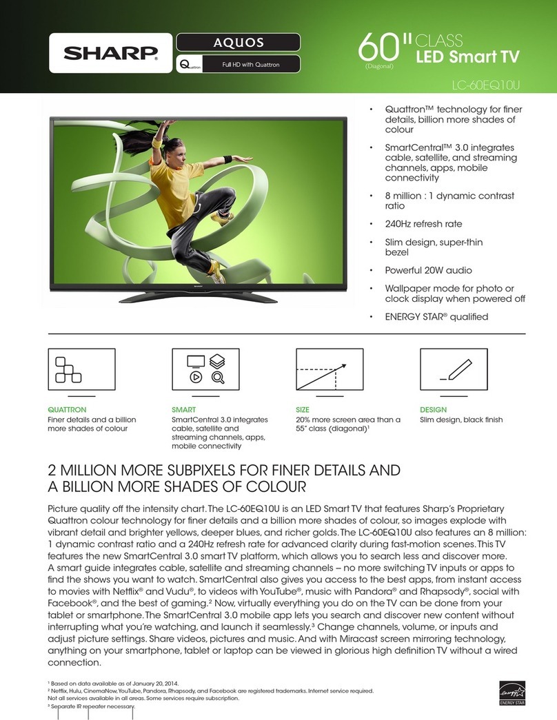 Sharp LC-60EQ10U User manual