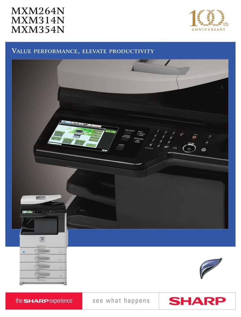 Sharp MX-M264N User manual