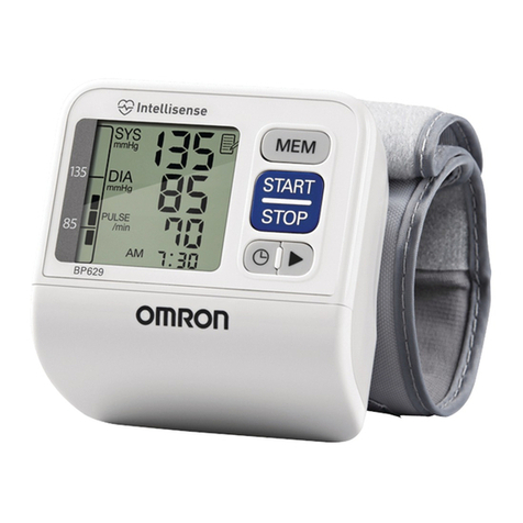 Omron BP629 User manual