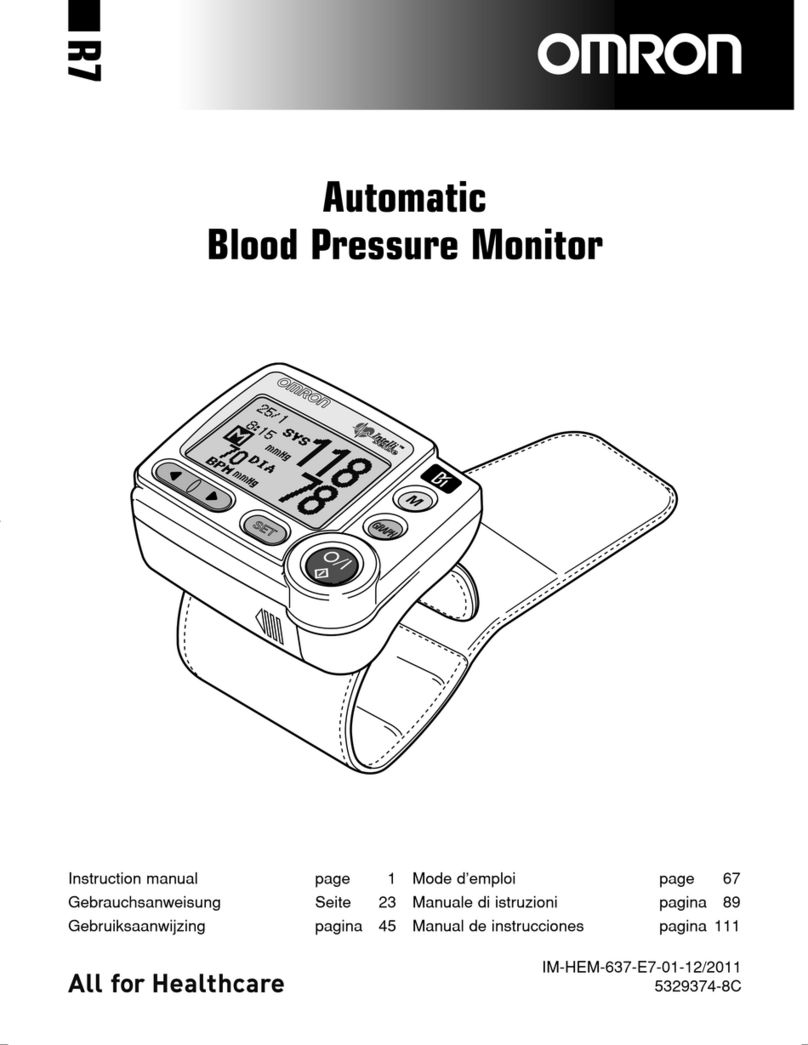 Omron R7 User manual