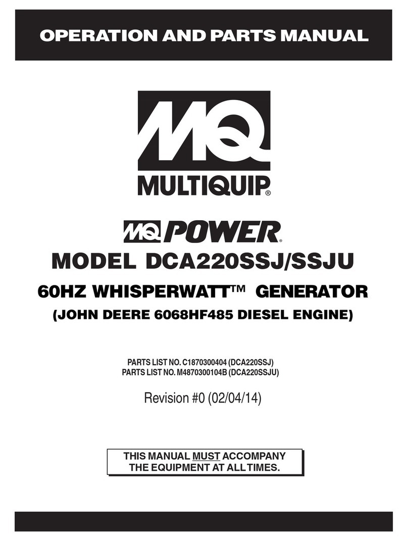 MULTIQUIP Power WHISPERWATT DCA-220SSJ Guide