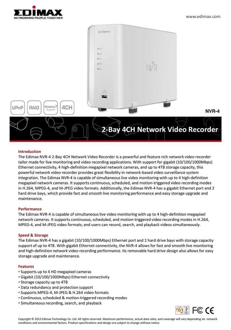Edimax NVR-4 Brochure & specs