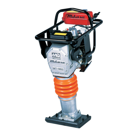 MULTIQUIP Mikasa MT-86D Operation and parts manual