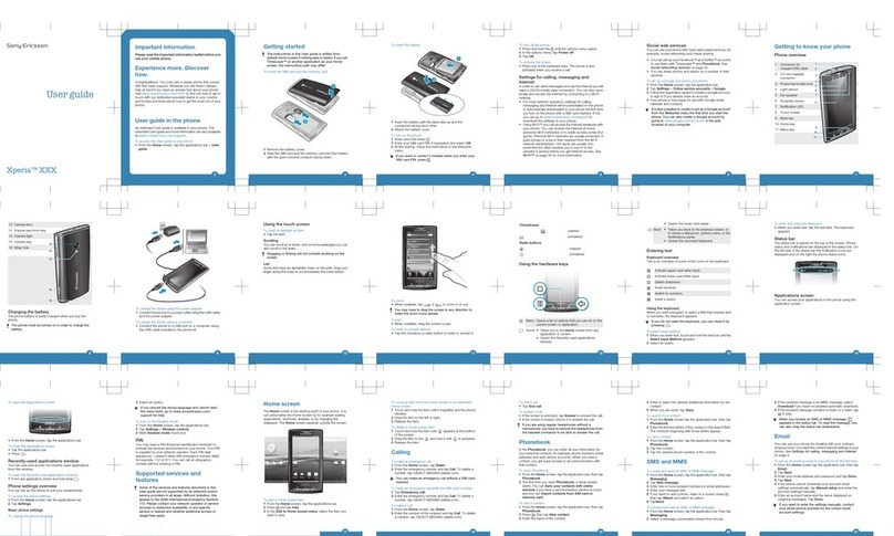 Sony Ericsson Xperia X10i User manual