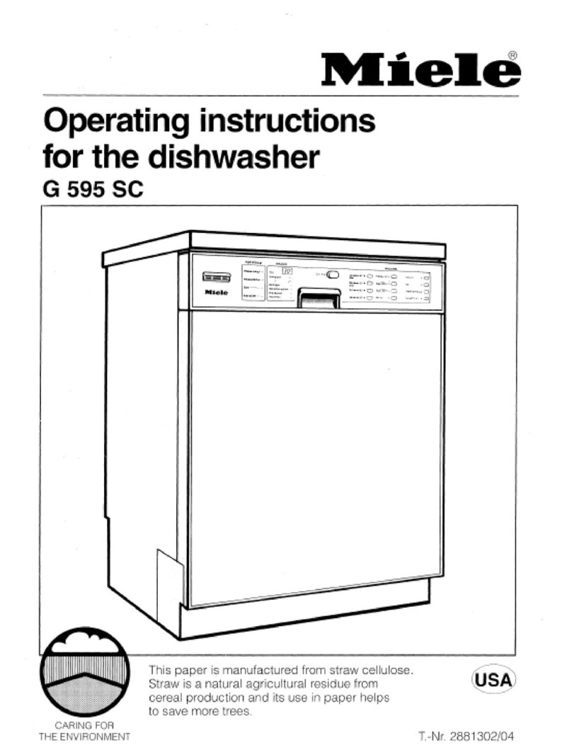 Miele G 595 SC User manual