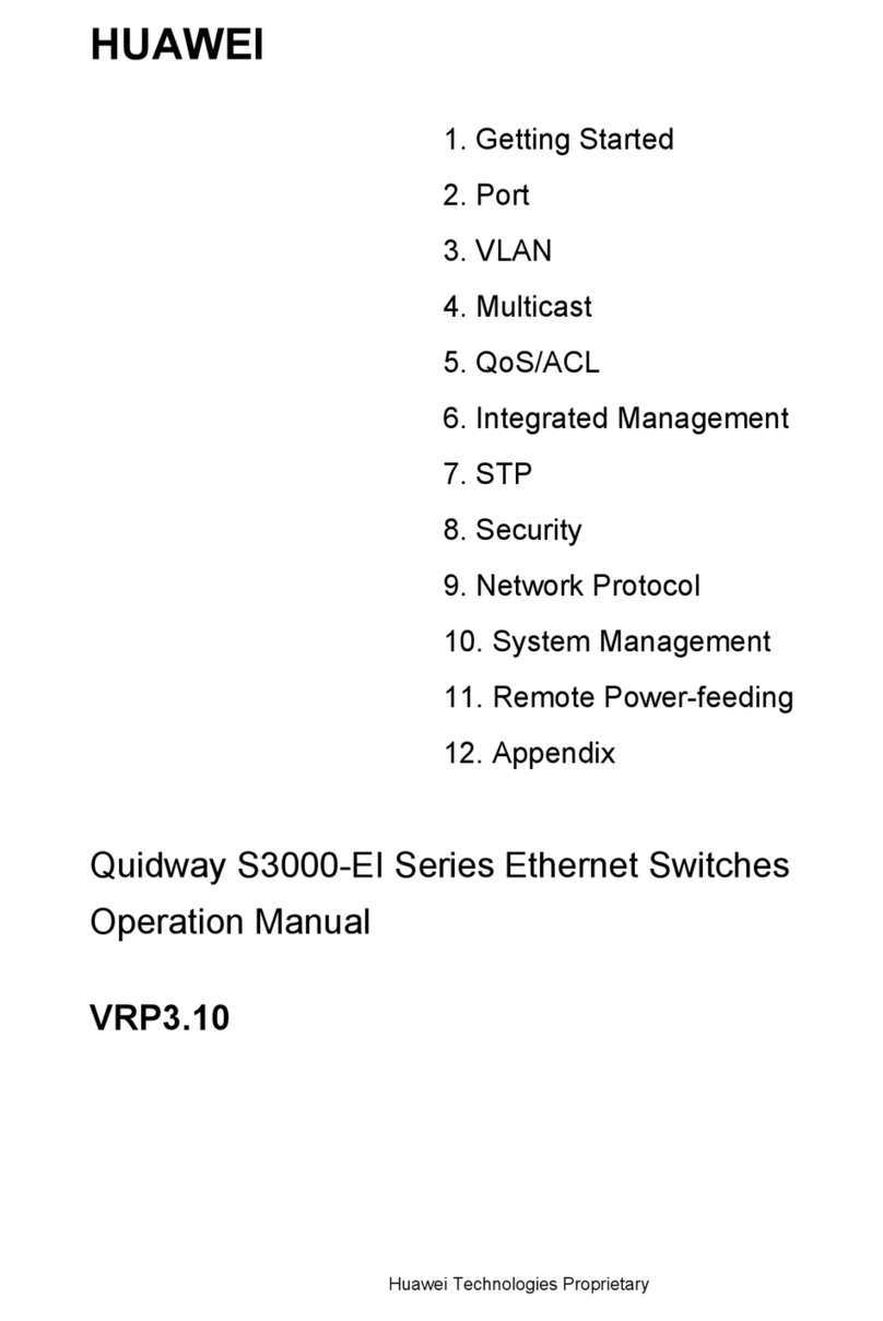 Huawei Quidway S3000-EI Series User manual
