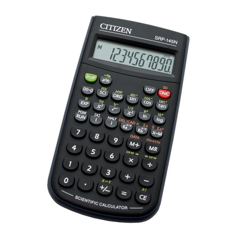 Citizen SRP-145N User manual