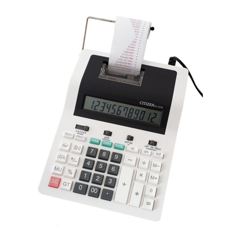 Citizen CX-121N User manual Citizen CX-121N User manual