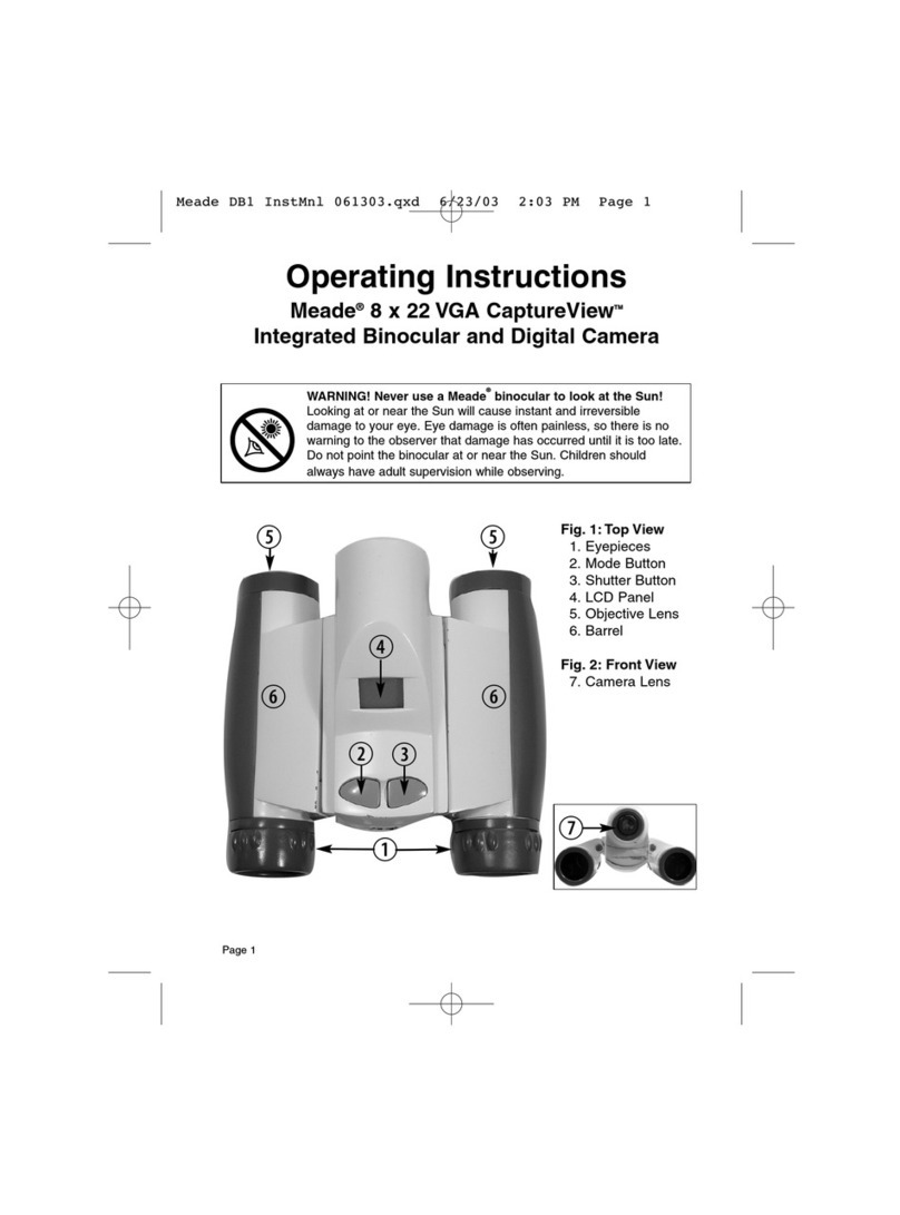 Meade 8 x 22 VGA CaptureView User manual Meade 8 x 22 VGA CaptureView User manual