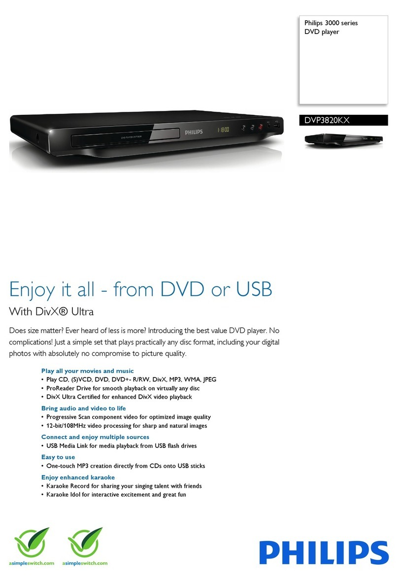 Philips DVP3820KX User manual