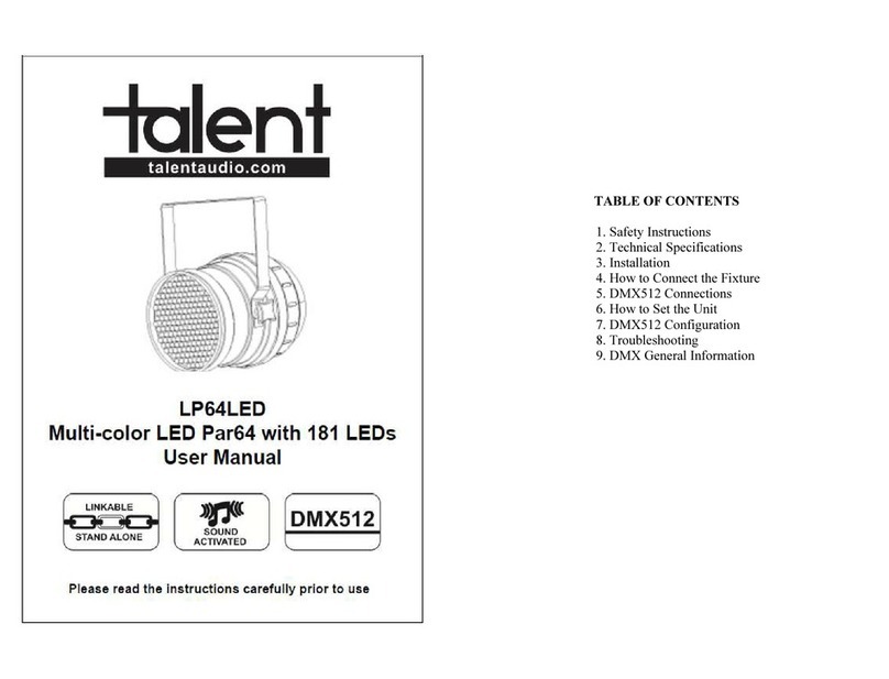 Talent LP64LED user manual