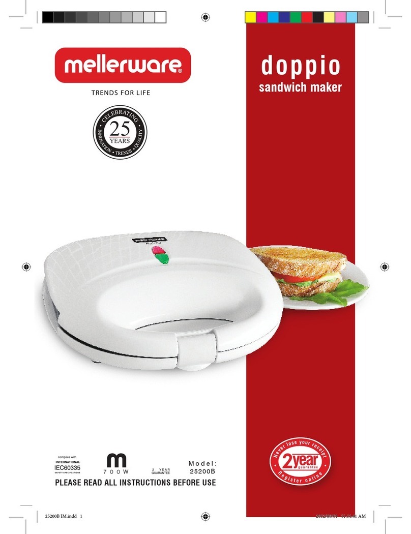 Mellerware doppio 25200B instructions