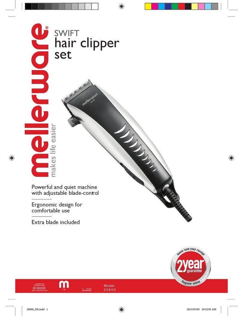 Mellerware SWIFT 20800 instructions