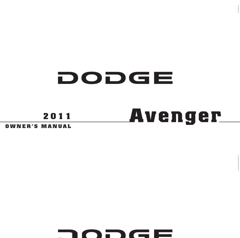 Dodge Avenger 2011 User manual Dodge Avenger 2011 User manual