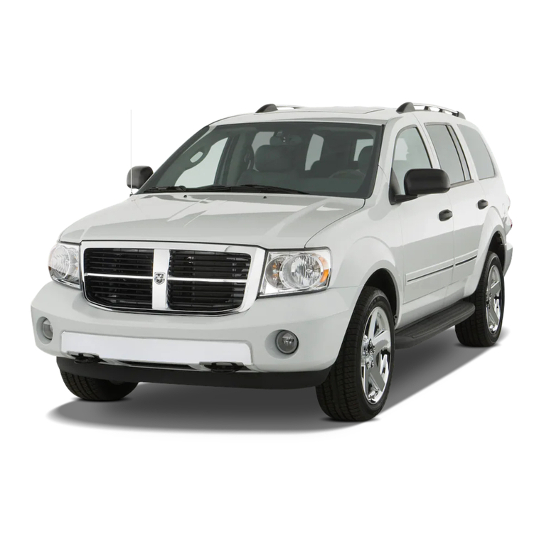 Dodge DURANGO 09 User manual Dodge DURANGO 09 User manual