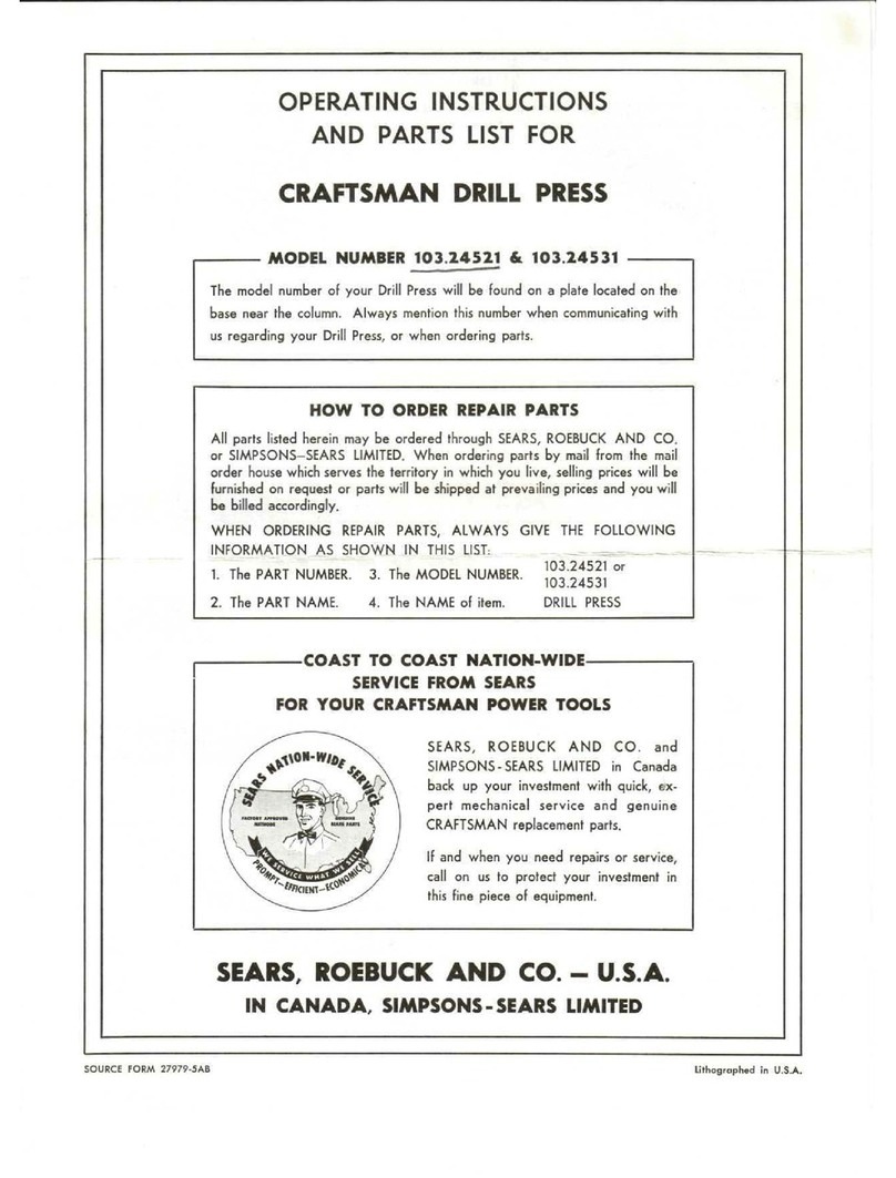 Craftsman 103.24521 User manual