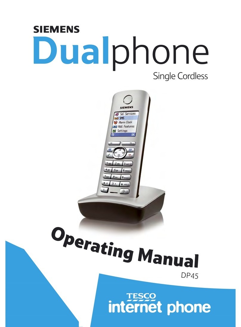 Siemens Dualphone DP45 operating manual
