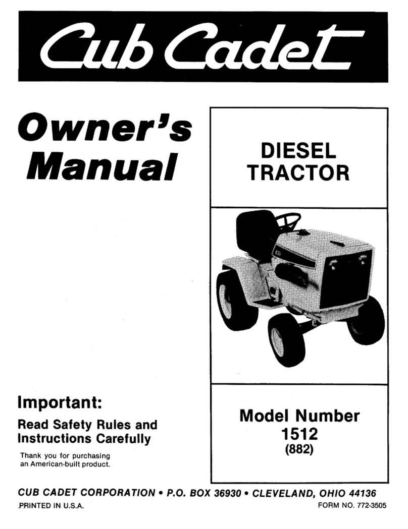 Cub Cadet 1512 User manual Cub Cadet 1512 User manual