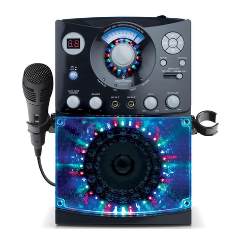 The Singing Machine SML-385 User manual