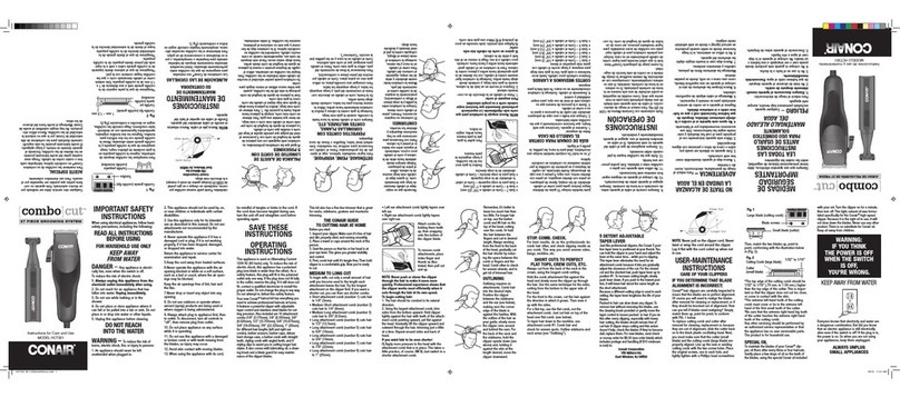 Conair HCT351 Guide