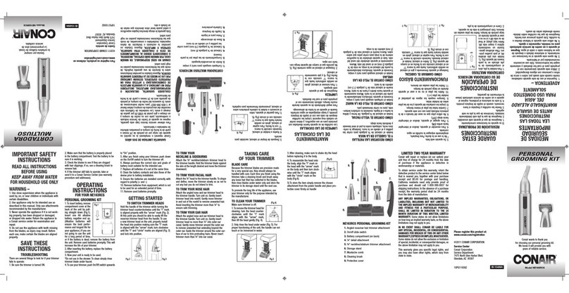 Conair NE163RCS User manual