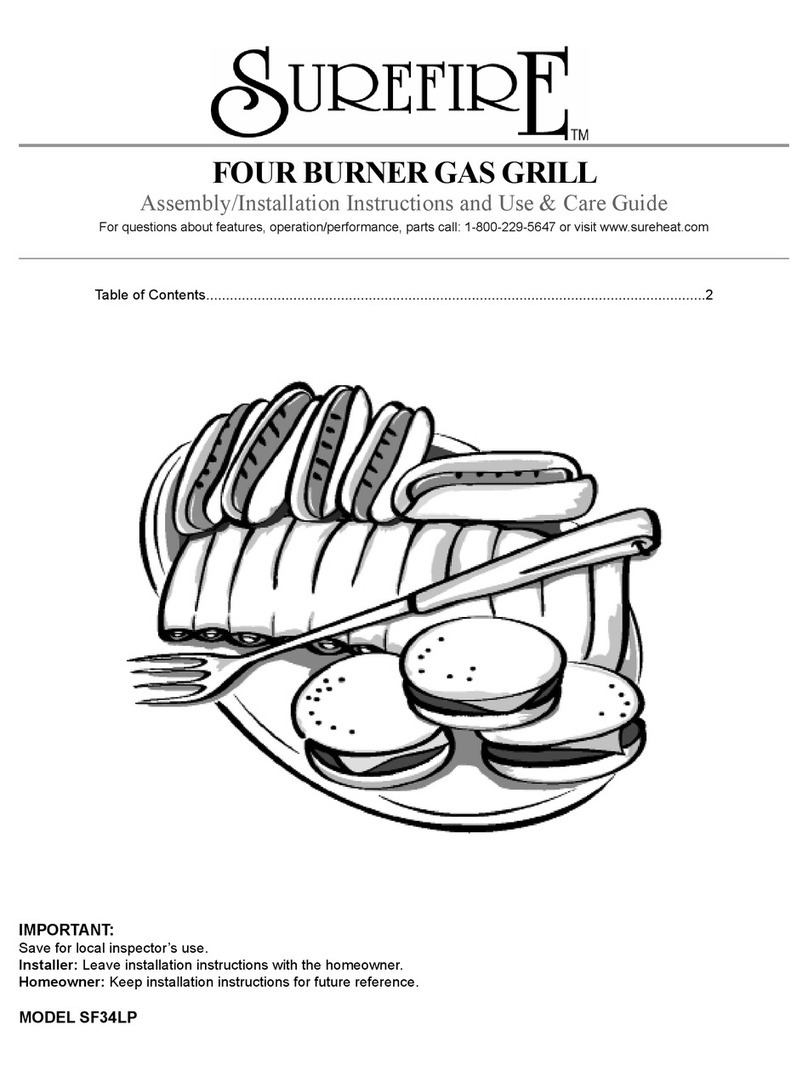 Surefire SF34LP Assembly, installation instructions and use & care guide