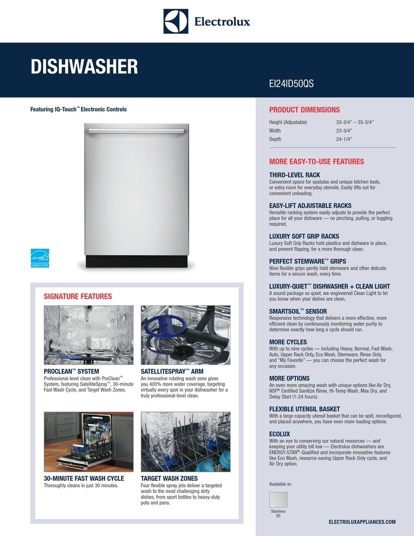 Electrolux EI24ID50QS Dimensions and specifications