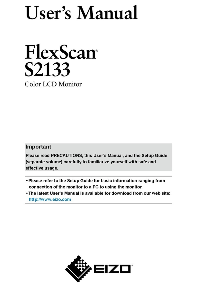 Eizo FlexScan S2133 User manual