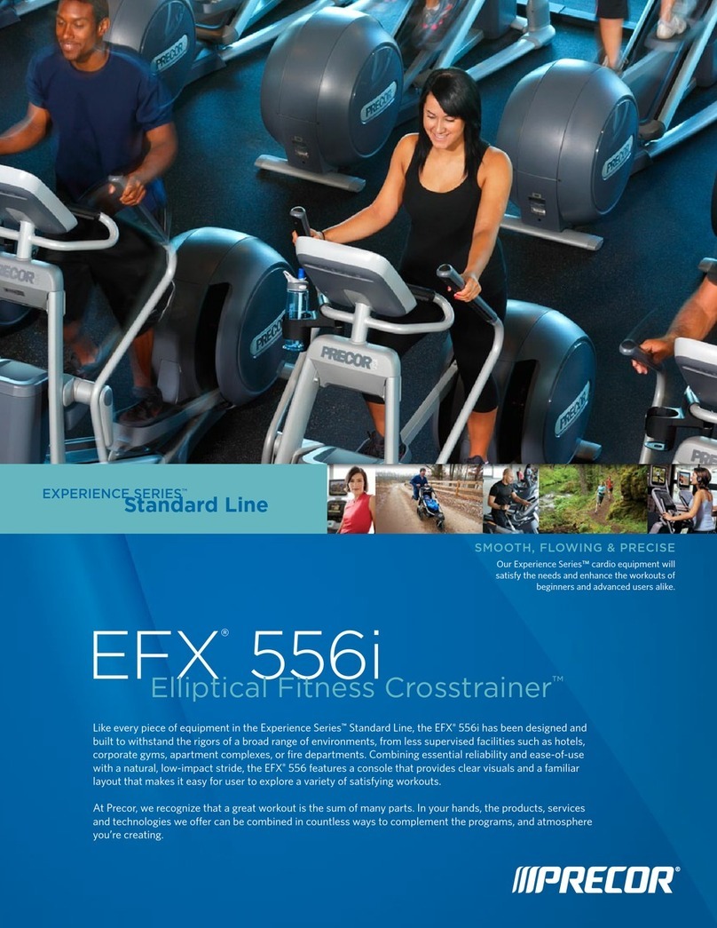 Precor Experience EFX 556i User manual