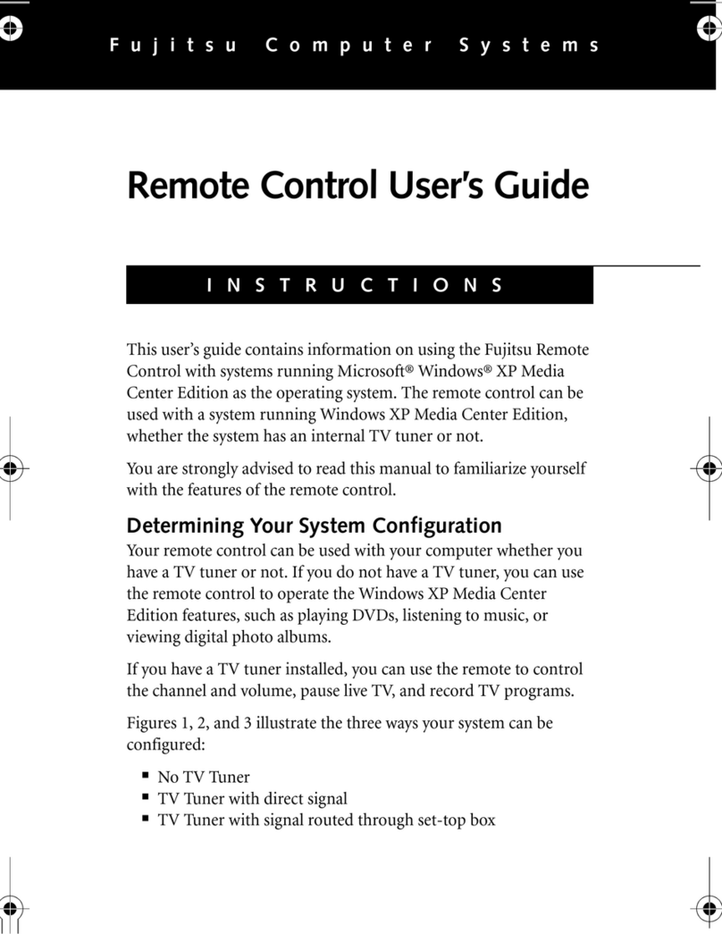 Fujitsu Remote Control user guide