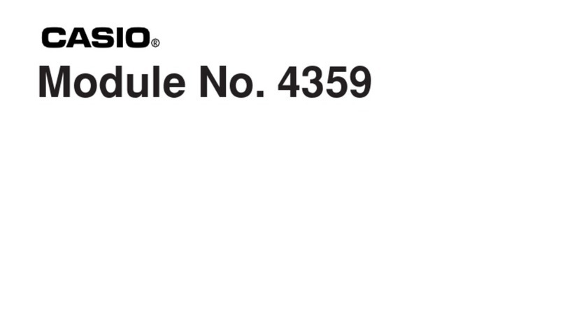 Casio 4359 User manual