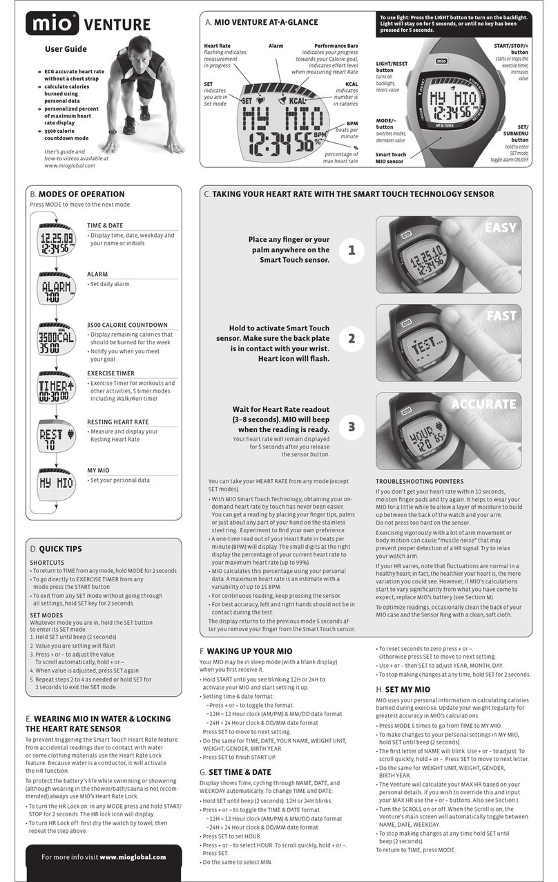 Mio VENTURE User manual