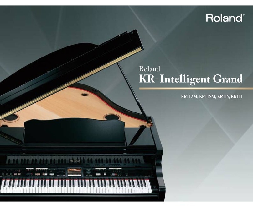 Roland KR117M User manual