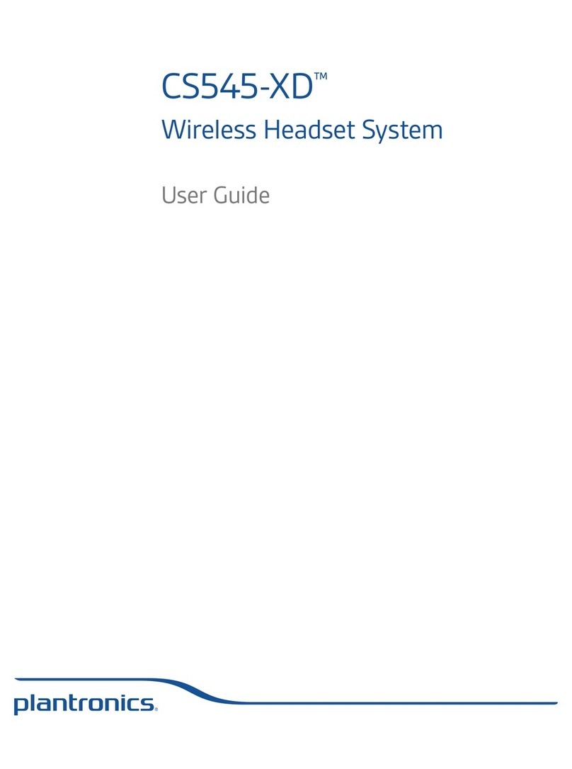 Plantronics CS545-XD User manual
