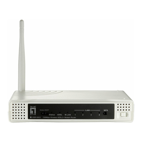 LevelOne WBR-6603 User manual