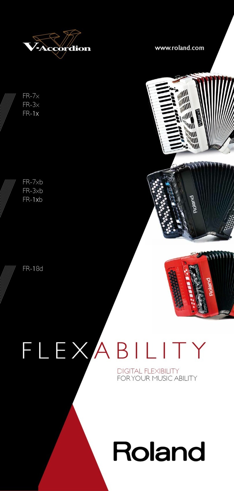 Roland V-Accordion FR-7X User manual